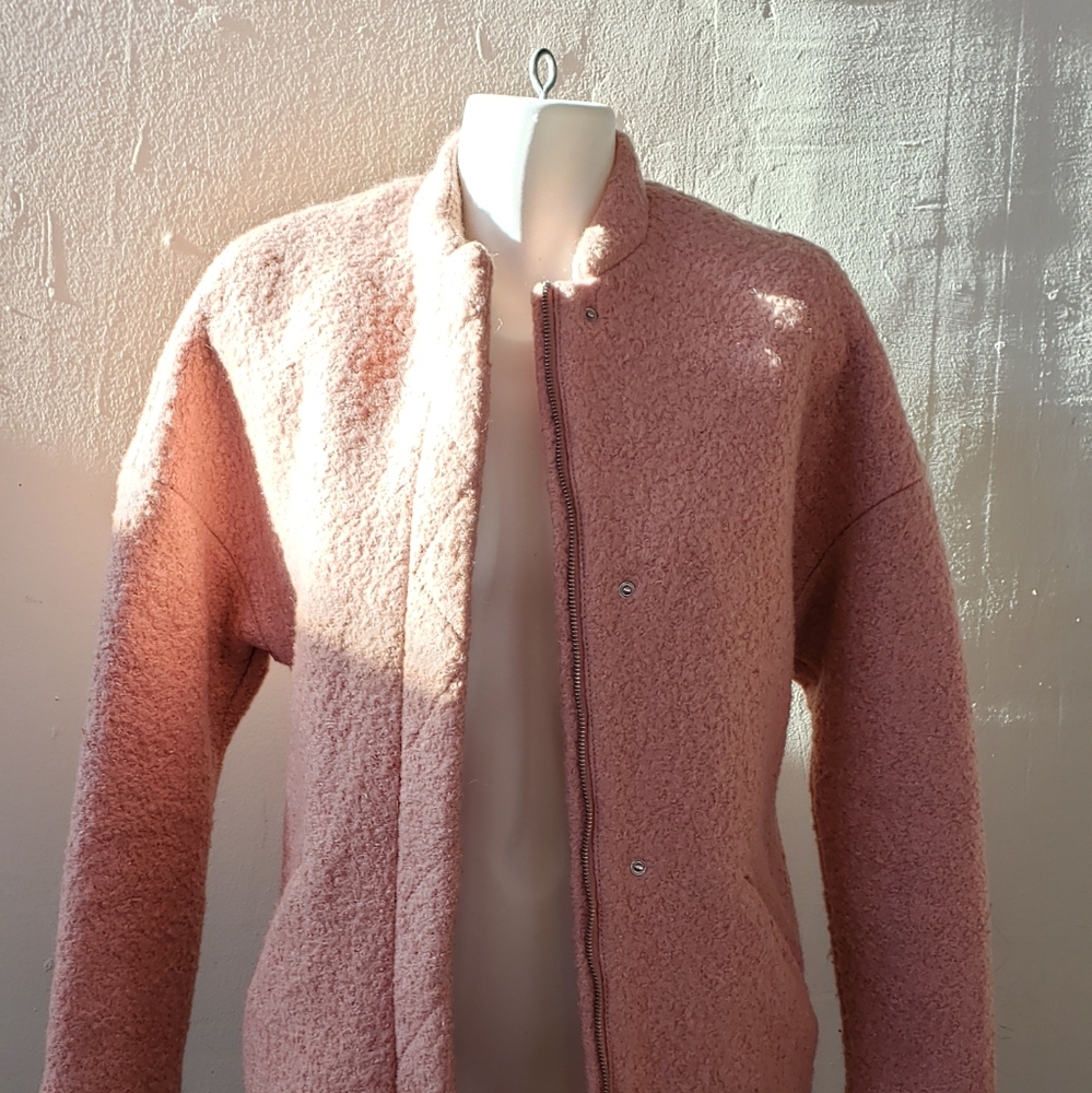 Pink H&M Cocoon Coat